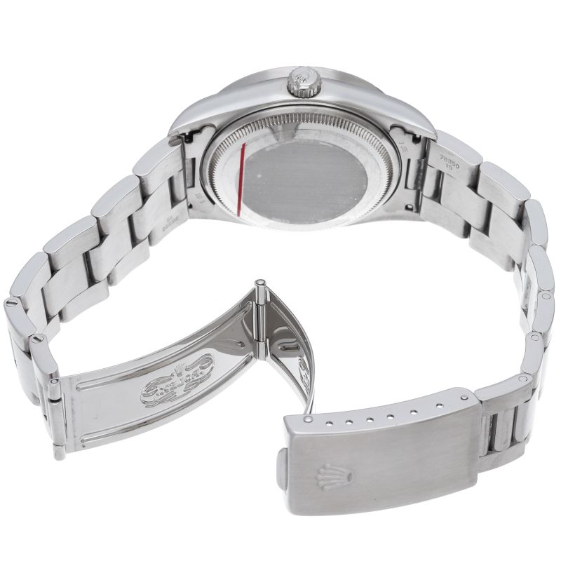 Rolex Air King SS Watch Blue — view 5