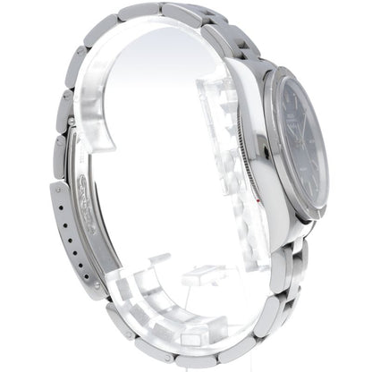 Rolex Air King SS Watch Blue — view 4