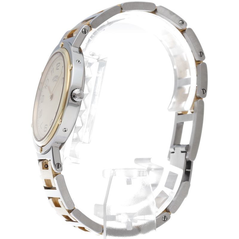 Hermes Clipper Watch SS Ivory — view 3