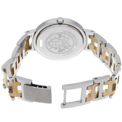 Hermes Clipper Watch SS Ivory — view 5