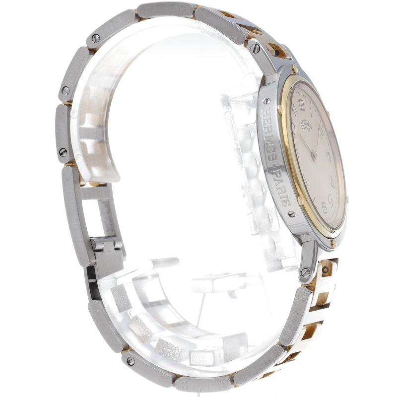 Hermes Clipper Watch SS Ivory — view 4