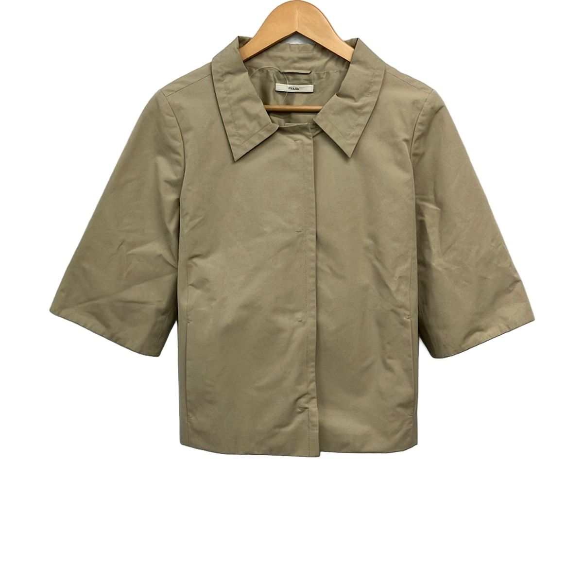 Prada Jacket M Gray Beige
