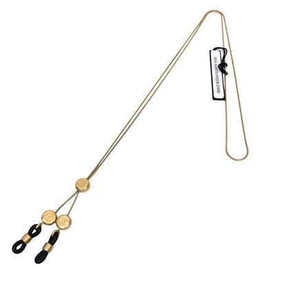 Chanel Glass Cord Chain Strap Gold