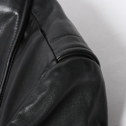 Chrome Hearts Jacket Riders Leather Jjdean Black 925 Sterling Silver — view 8