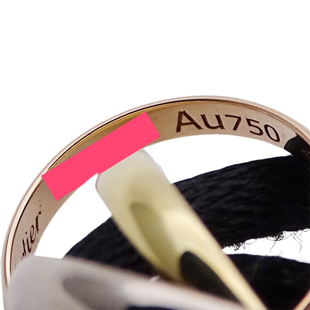 Cartier Bracelet Black Cord Trinity — view 6