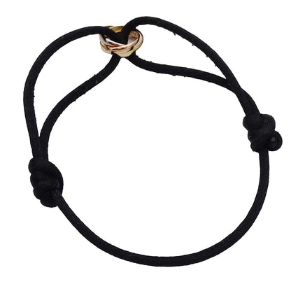 Cartier Bracelet Black Cord Trinity — view 3