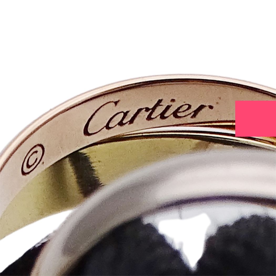 Cartier Bracelet Black Cord Trinity — view 5