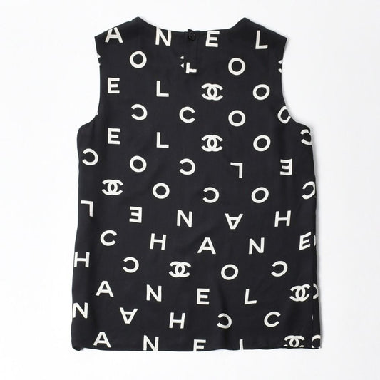 Chanel Dress Top Black White — view 2