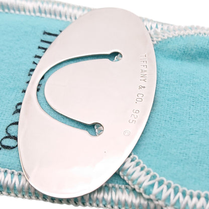 Tiffany & Co Globe World Map Book Mark Silver Shoulder Bag — view 7