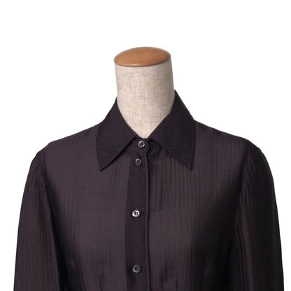 Prada Long Sleeve Shirt All Silk Blouse — view 2
