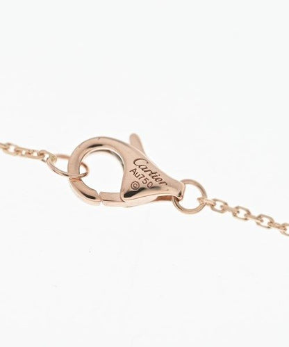 Cartier Baby Trinity Necklace 18k Pink Gold 18k Yellow 18k White Sapphire New — view 3