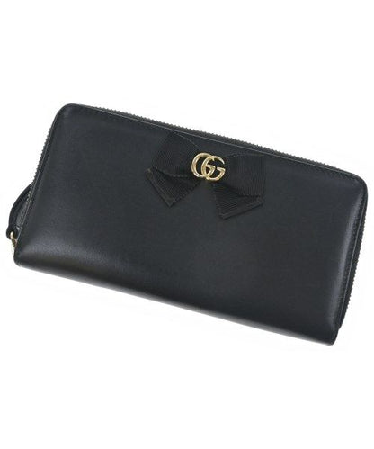 Gucci GG Ribbon Round Zip Wallet Coin Purse