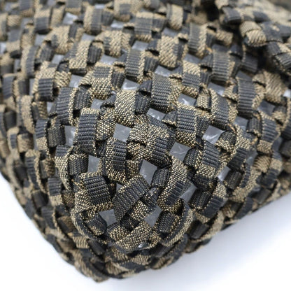Fendi Mamma Bucket Handbag Jacquard Canvas Brown — view 5