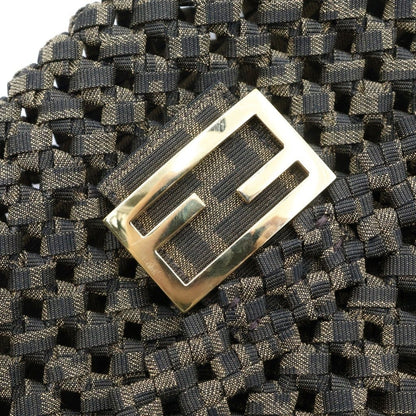 Fendi Mamma Bucket Handbag Jacquard Canvas Brown — view 6