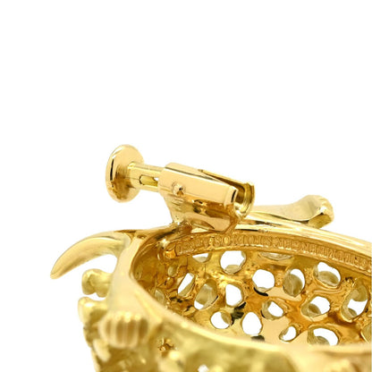 Tiffany & Co Brooch Jean Schlumberger Hedgehog Motif Yellow Gold T&Co 18k — view 5