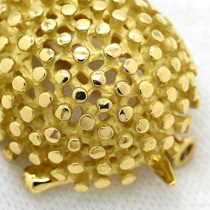 Tiffany & Co Brooch Jean Schlumberger Hedgehog Motif Yellow Gold T&Co 18k — view 3