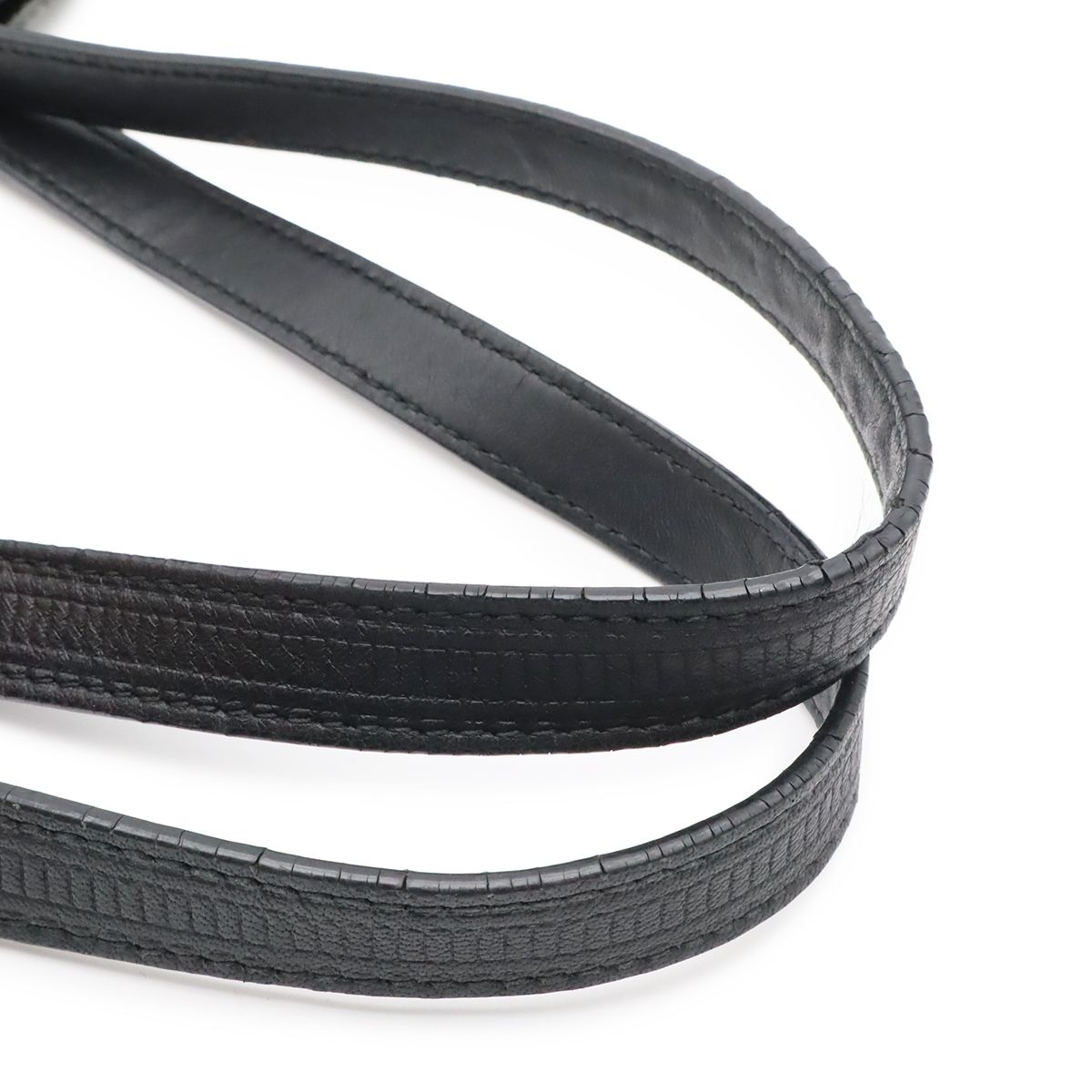 Bottega Veneta Intreccio Illusion Tote Shoulder Bag Nylon Leather Gray Charm — view 4
