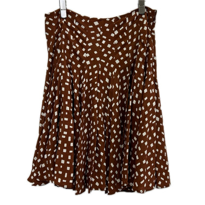 Prada Brown White Square Dot Side Zip Set 38 — view 8