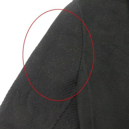 Prada Soutien Collar Coat Archive Wool Alpaca Long Black — view 8