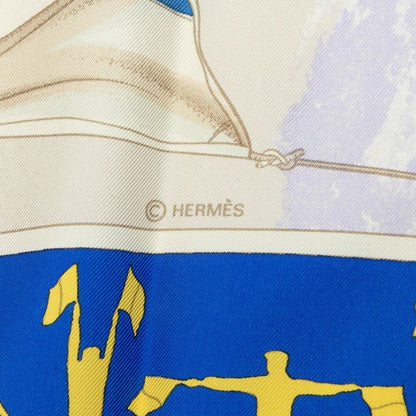 Hermes Carre 90 en Course Yacht Scarf Multicolor Silk — view 6