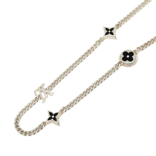 Louis Vuitton LV Spike Charm Necklace Silver