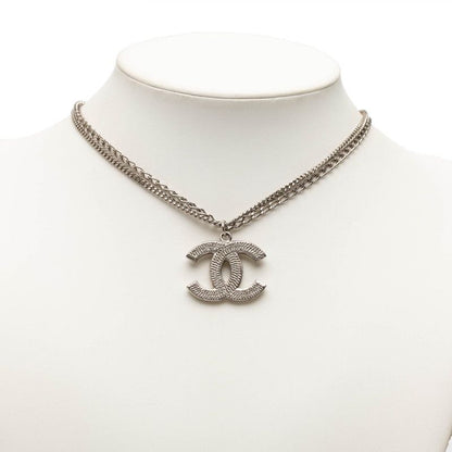 Chanel CC Logo Chain Pendant 06P Silver Metal — view 6