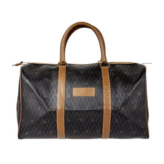 Dior Boston Bag Travel Bag Brown