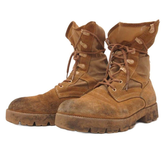 Celine Military Combat Boots Suede Brown