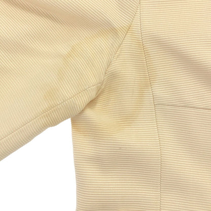 Dior by John Galliano Lace-up Collarless Jacket Ivory — view 7