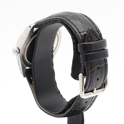Rolex Oyster Date Manual Wind Black Dial Watch — view 3