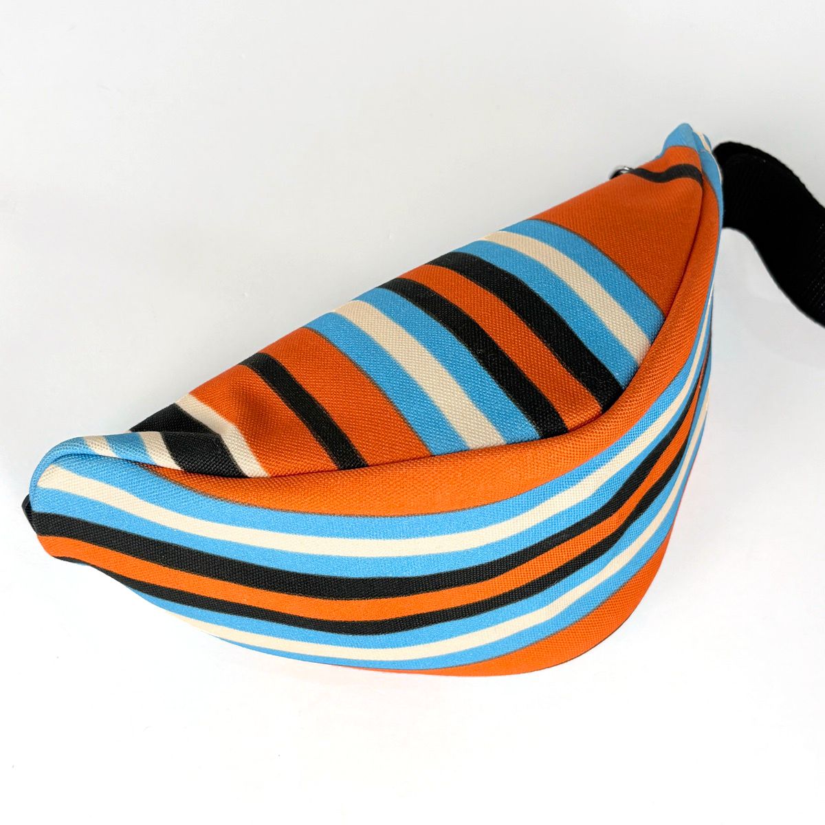 Prada Pouch Triangle Canvas Orange Multicolor — view 2