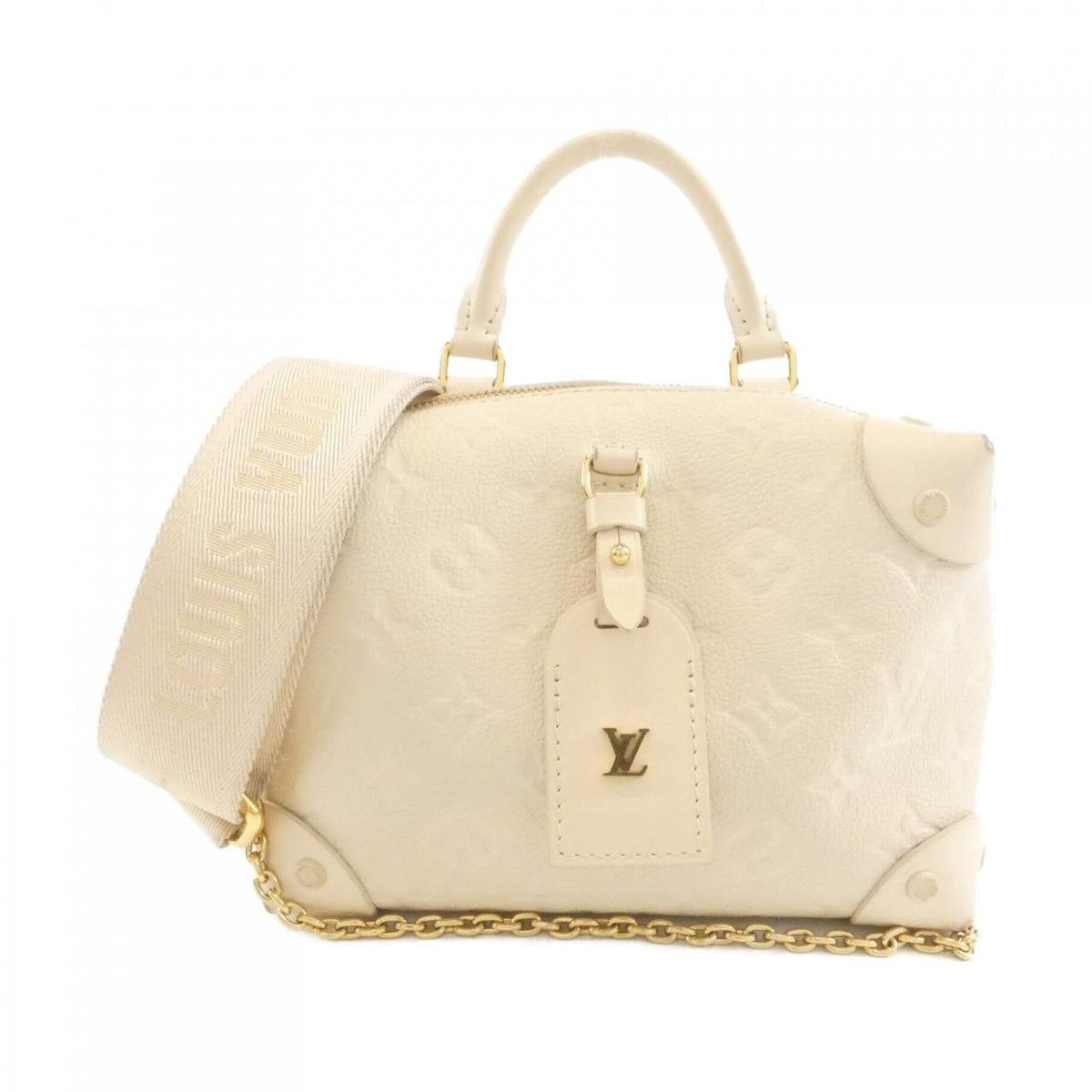 Louis Vuitton Monogram Empreinte Petite Malle Souple Shoulder Bag