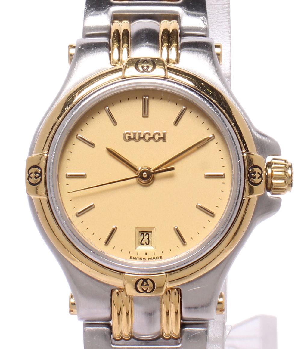 Gucci Watch Quartz Gold