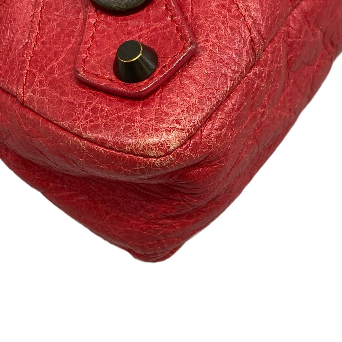 Balenciaga Handbag the First Red Leather — view 6
