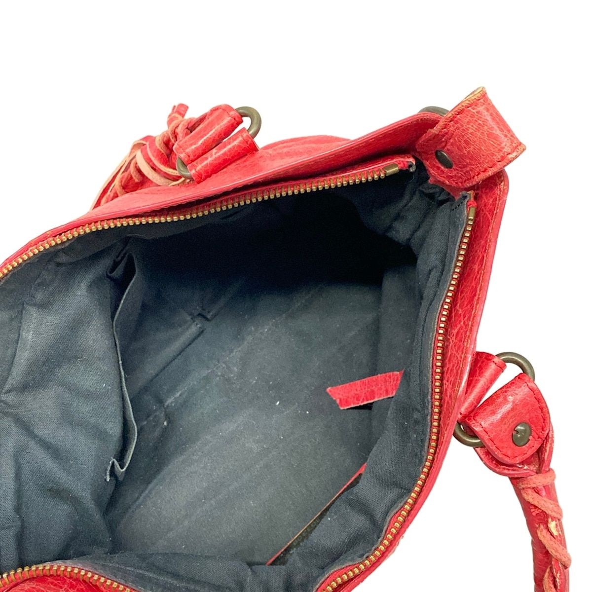 Balenciaga Handbag the First Red Leather — view 7