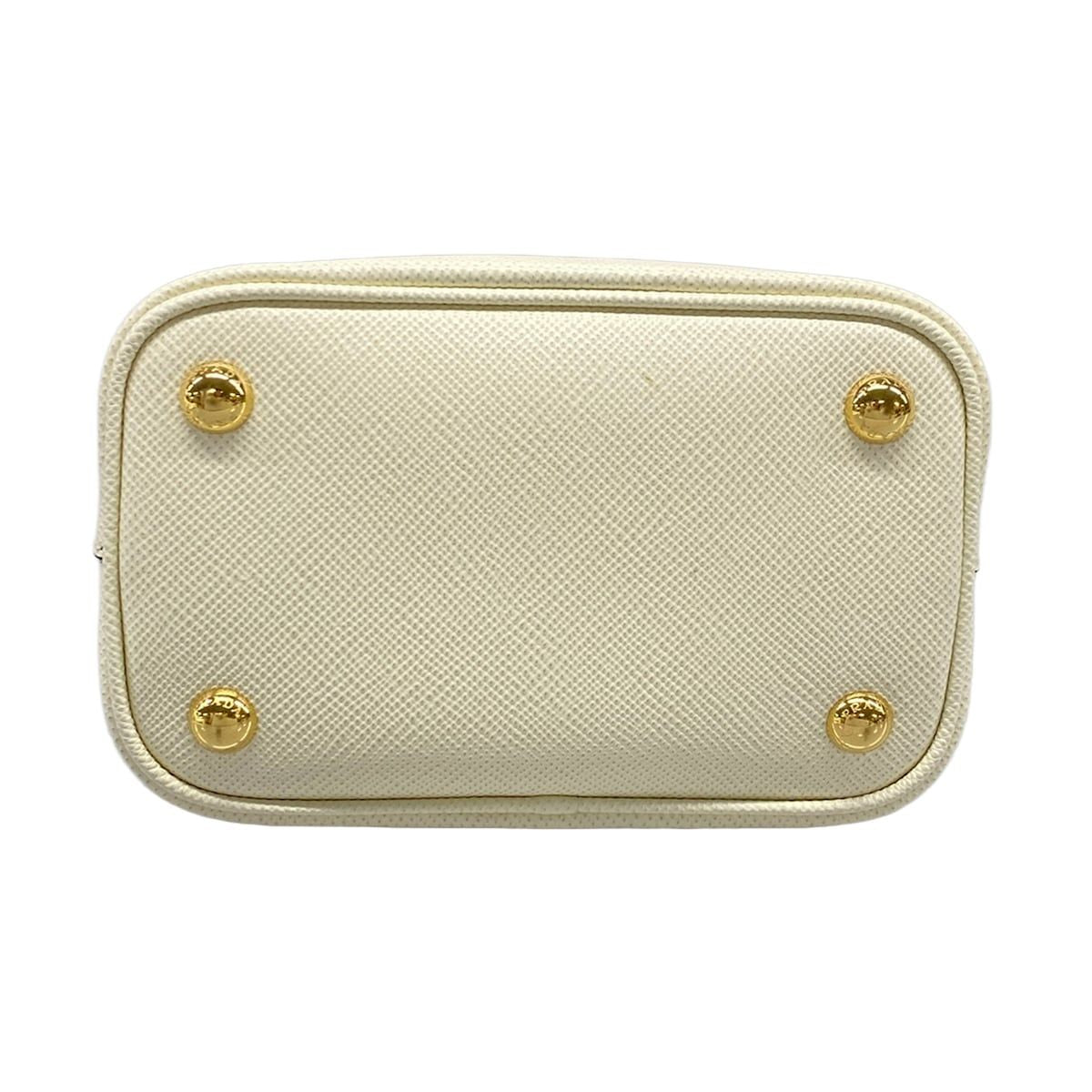 Prada Handbag Panier Small White Leather — view 5