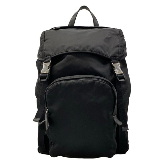 Prada Backpack Black Leather