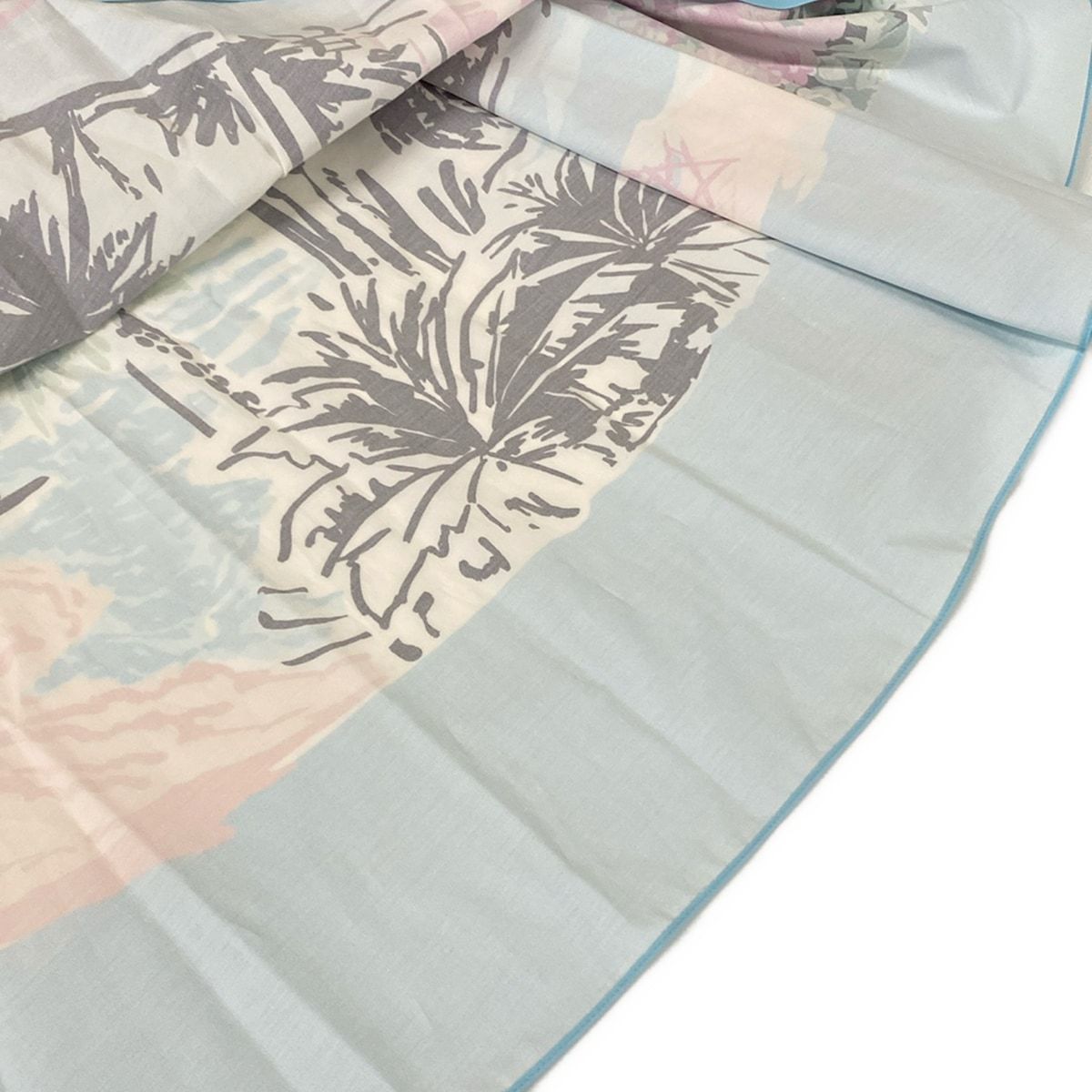 Dior Long Skirt I Light Blue Purple Multi 42 — view 7