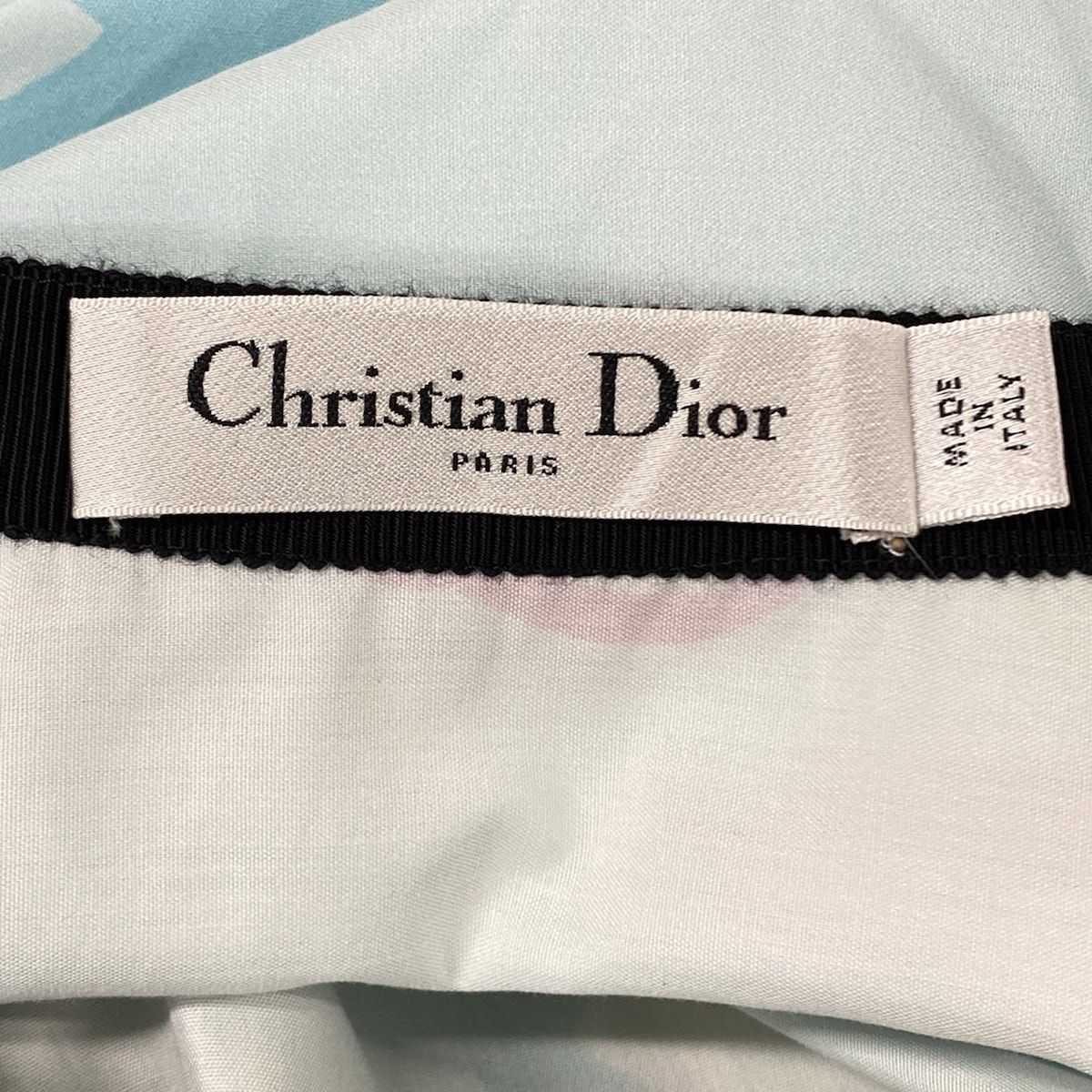 Dior Long Skirt I Light Blue Purple Multi 42 — view 3