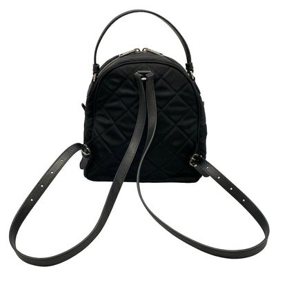 Prada Backpack Tessuto Impunto Black Quilted Leather — view 3