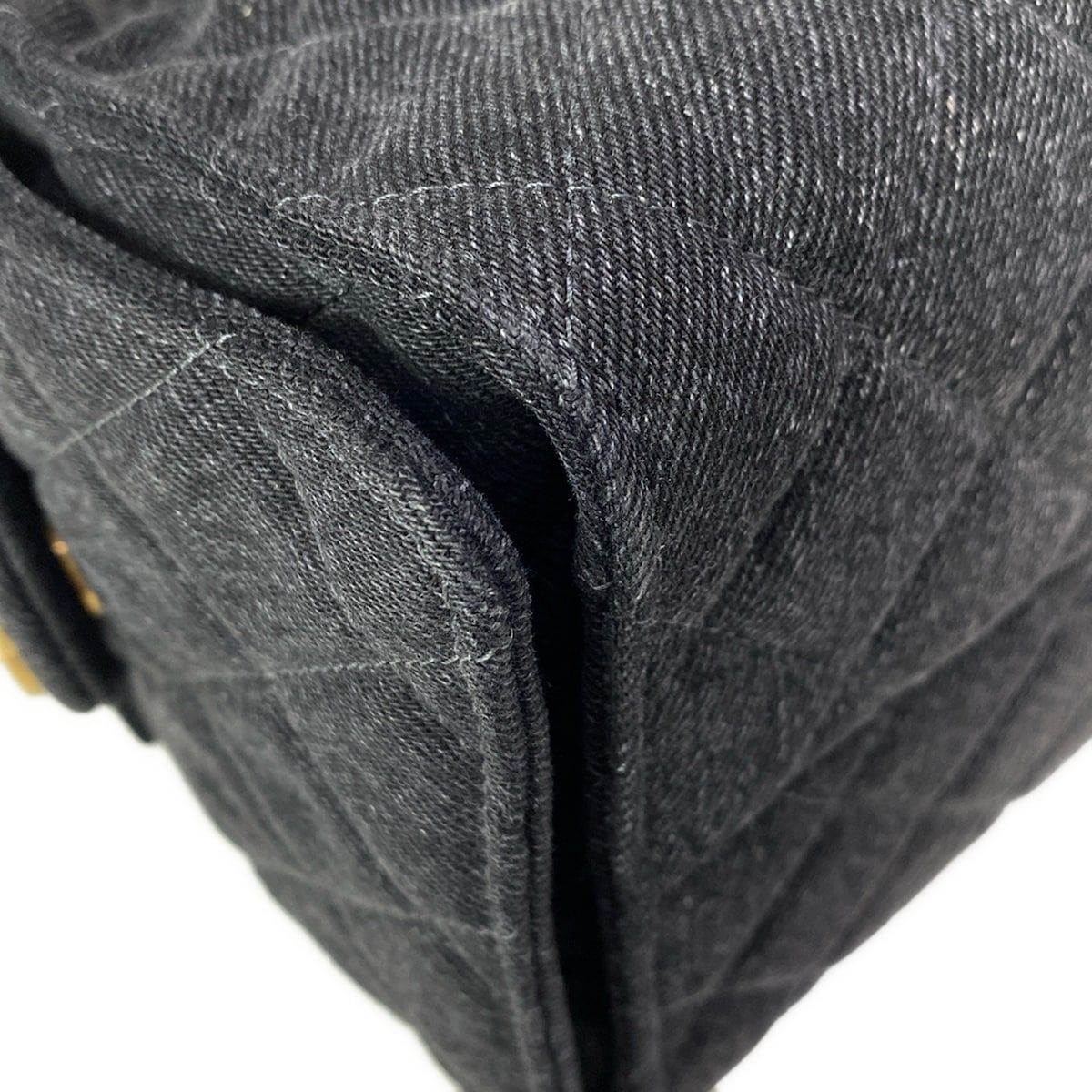 Chanel Shoulder Bag 25 Small Black Dark Gray — view 6