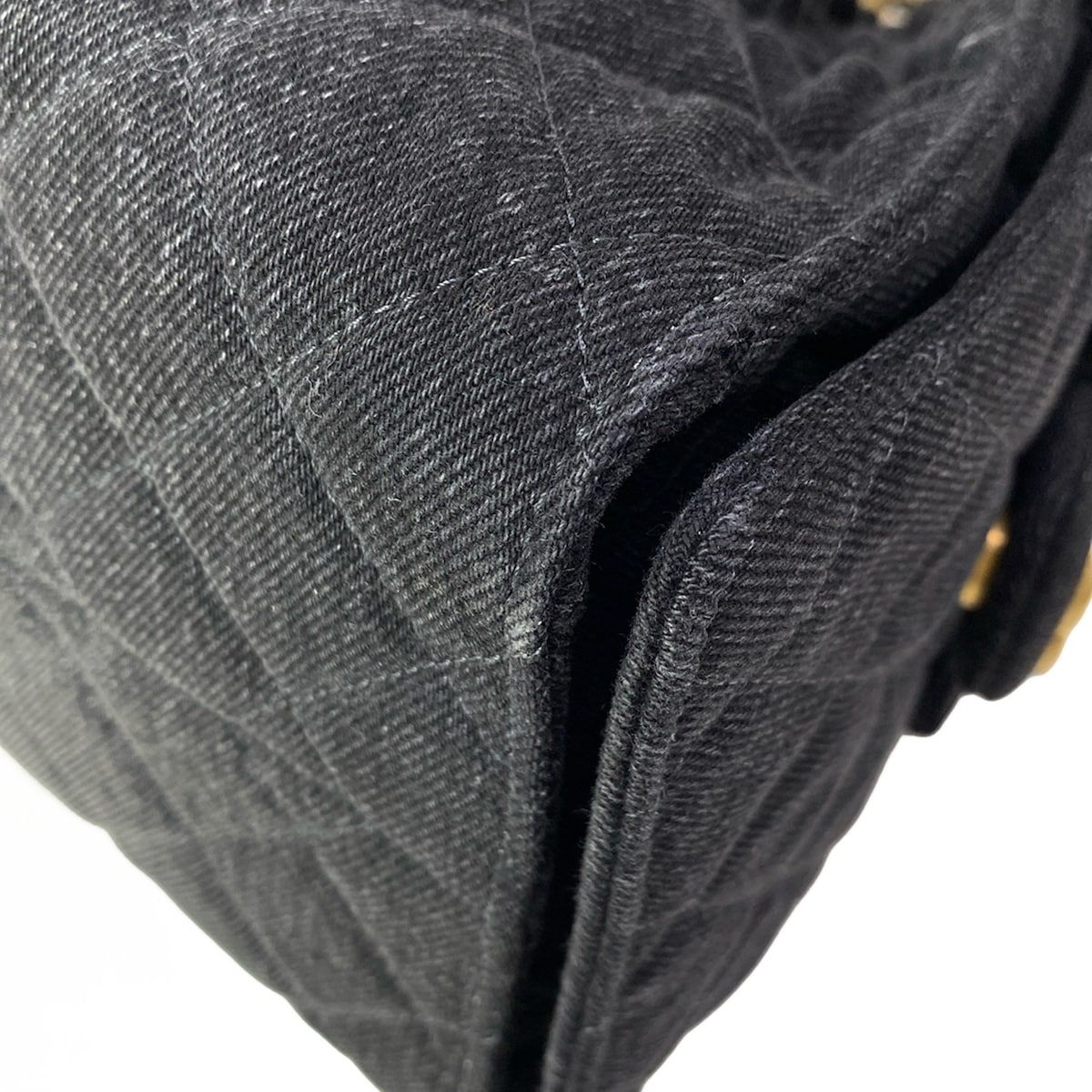 Chanel Shoulder Bag 25 Small Black Dark Gray — view 7