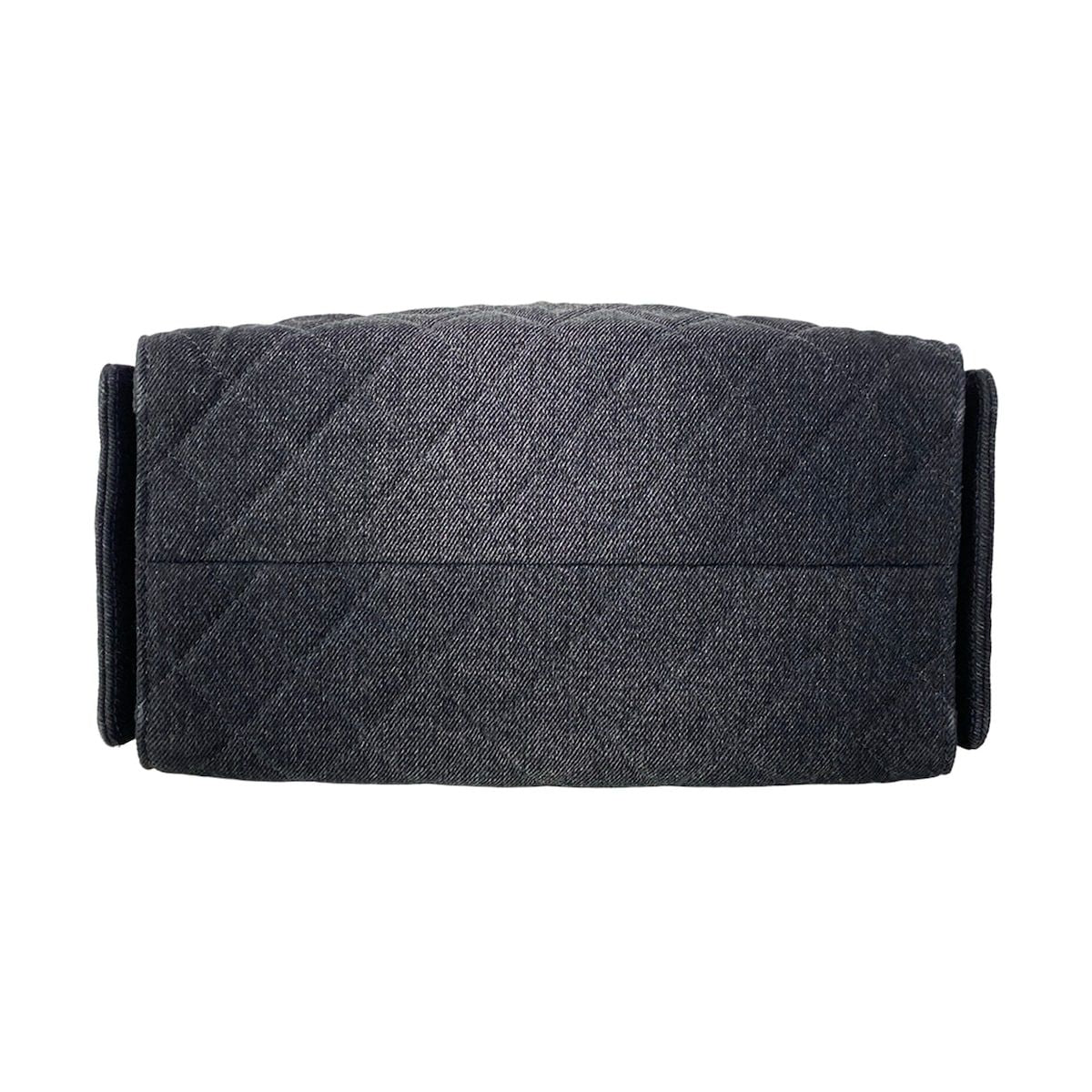 Chanel Shoulder Bag 25 Small Black Dark Gray — view 5