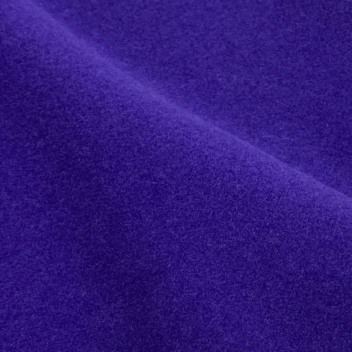 Versace Istate Long Wool Coat Fur Collar Tiger Pattern Purple — view 7