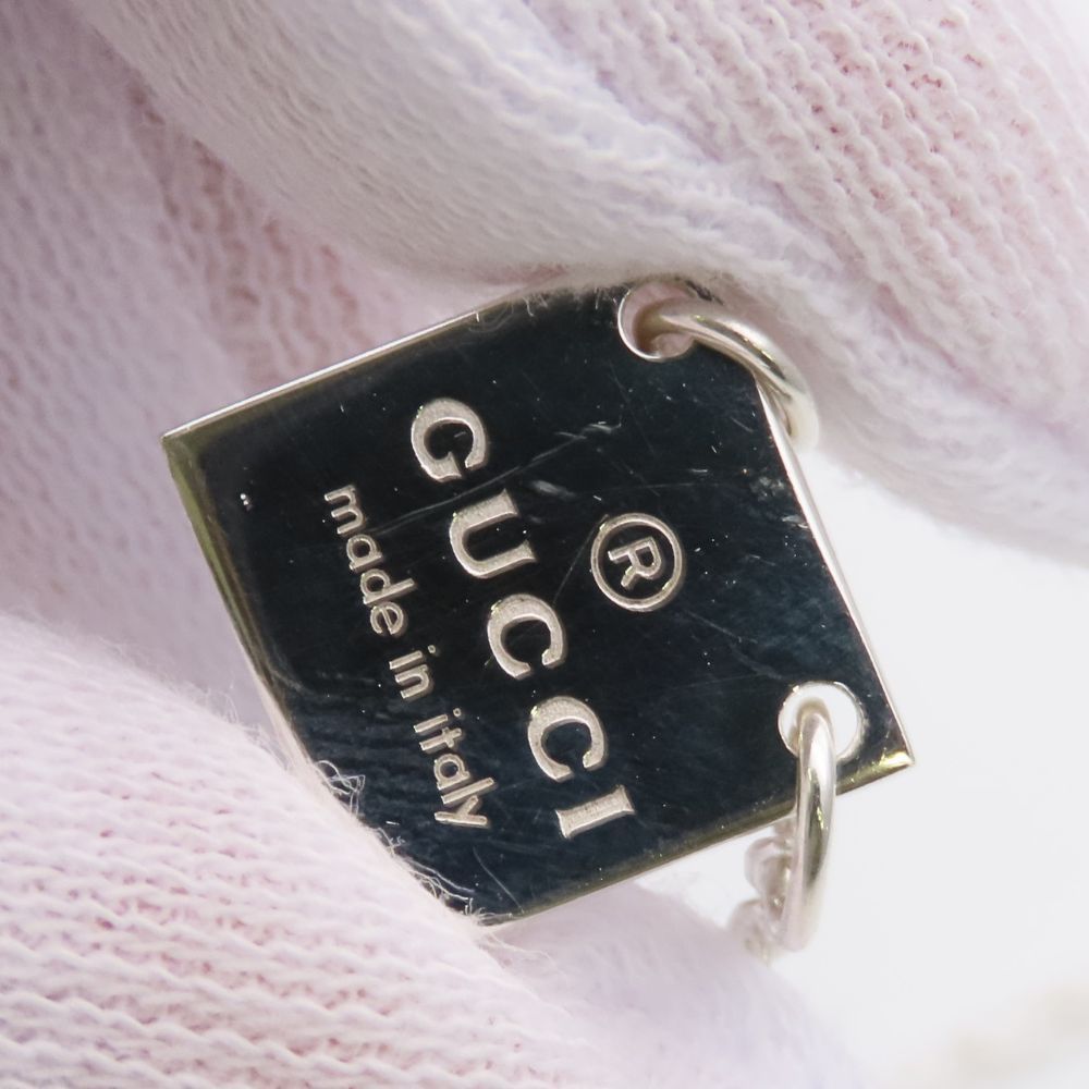 Gucci Necklace Square Plate 925 Sterling Silver — view 4