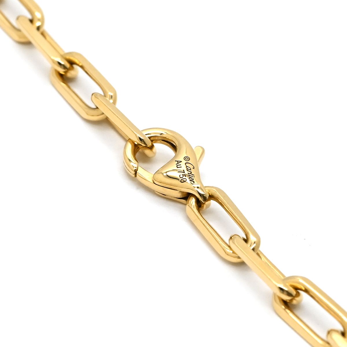 Cartier Bracelet Santos de Cartier Small Model Yellow Gold Chain 30 Links — view 4