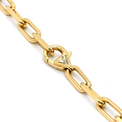 Cartier Bracelet Santos de Cartier Small Model Yellow Gold Chain 30 Links — view 4