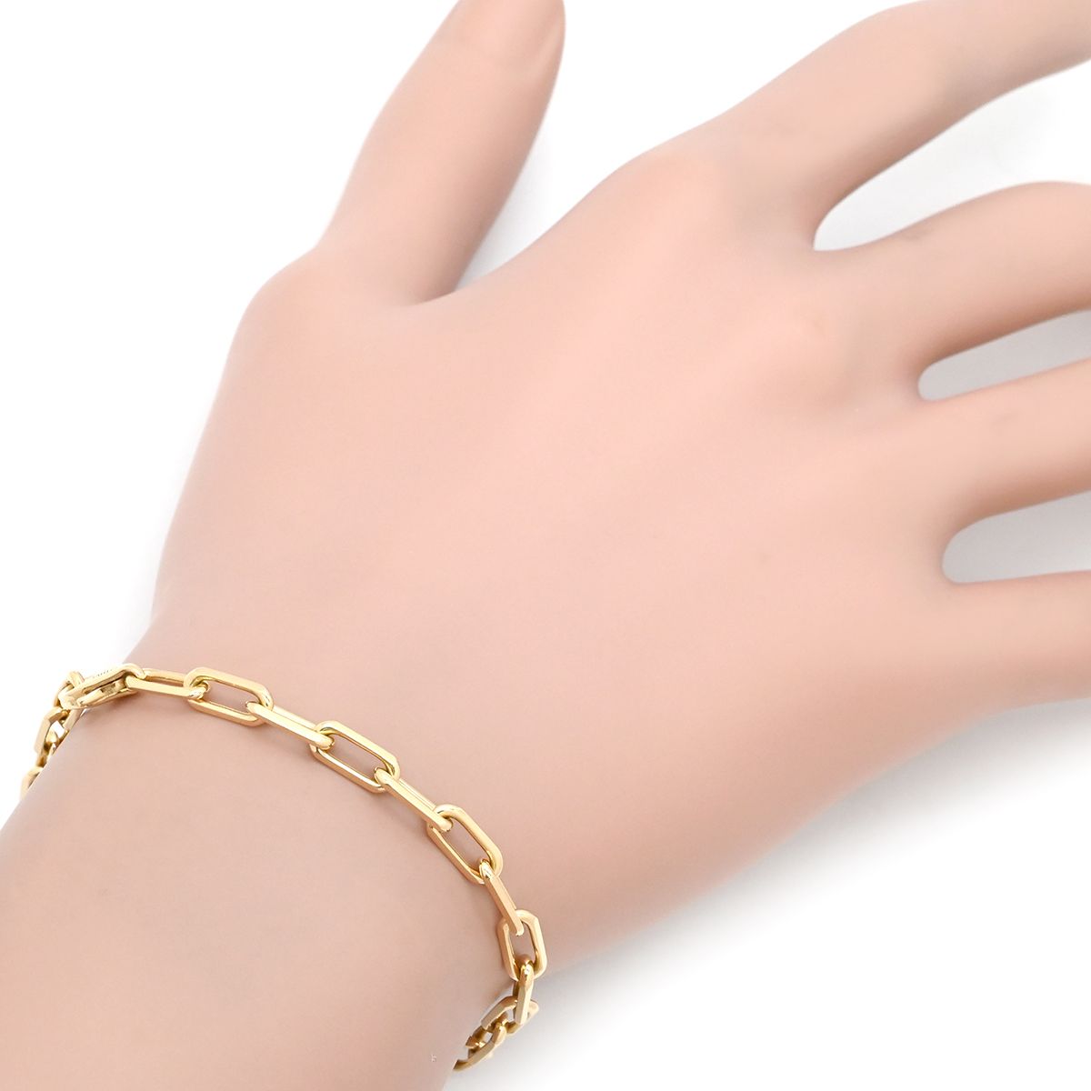 Cartier Bracelet Santos de Cartier Small Model Yellow Gold Chain 30 Links — view 7