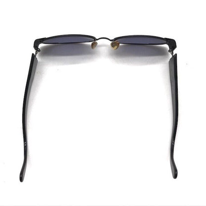 Chanel CC Logo Sunglasses Eyewear Round Black Metal — view 5