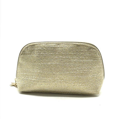 Dior Makeup Pouch Case Canvas Black Gold with Mirror — view 6